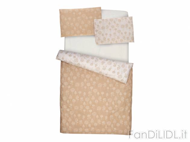 Parure copripiumino per lettino Lupilu, prezzo 9.99 &#8364; 
3 pezzi 
- Puro ...