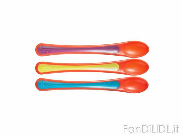 Cucchiaio termosensibile Tommee-tippee, prezzo 3.99 &#8364;  
3 pezzi
Caratteristiche