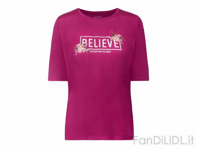 T-shirt da donna Esmara, prezzo 6.99 &#8364; 
Misure: S-L
Taglie disponibili

Caratteristiche

- ...