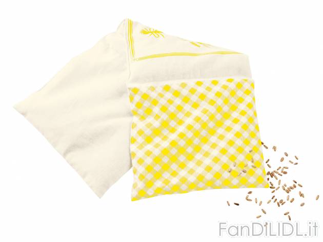 Cuscino con lavanda, noccioli di ciliegia o chicchi di grano , prezzo 3.99 &#8364; ...