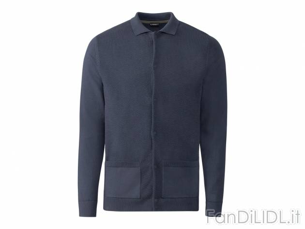 Cardigan da uomo Livergy, prezzo 9.99 &#8364; 
Misure: S-L 
- 100% cotone
Prodotto ...