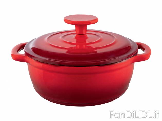 Pentola in ghisa Ernesto, prezzo 29.99 € 
Ø 21 cm 
- Rivestimento smaltato ...
