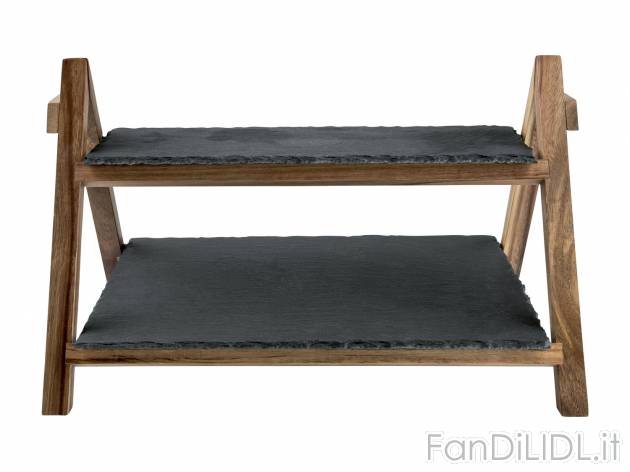 Alzata o set vassoi in ardesia Ernesto, prezzo 11.99 &#8364; 
- Ardesia naturale
- ...