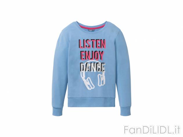 Felpa da bambina Lupilu, prezzo 6.99 € 
Misure: 1-6 anni
Taglie disponibili

Caratteristiche

- ...
