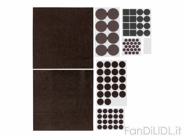 Set feltrini / protezioni adesive / cunei fermaporta , prezzo 1.49 €