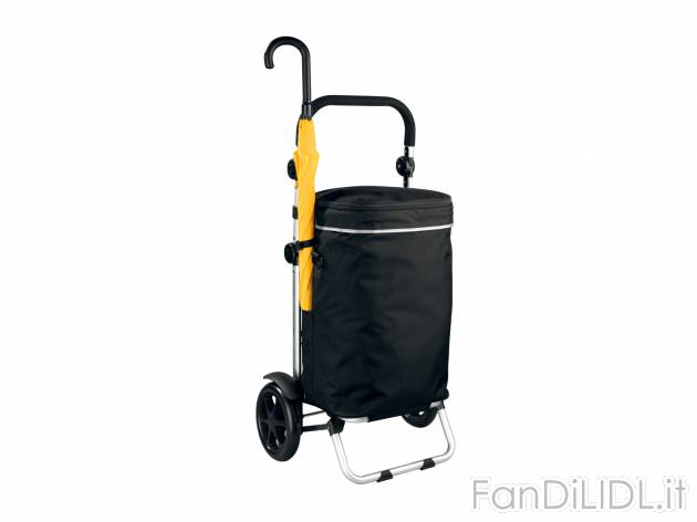 Trolley portaspesa Top-move-var, prezzo 29.99 &#8364; 
- Con due rotelle grandi ...