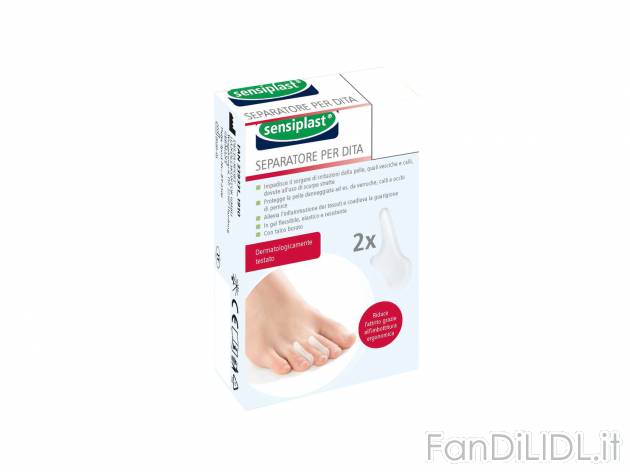 Protezioni per dita dei piedi Sensiplast, prezzo 1.99 &#8364; 
A scelta tra:
- ...