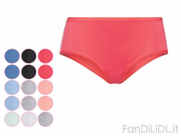 Culottes da donna, 5 pezzi Esmara Lingerie, prezzo 6.99 € 
Misure: S-L
Taglie ...