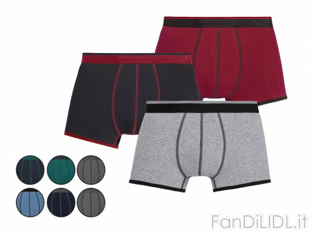 Boxer da uomo, 3 pezzi Livergy, prezzo 7.99 &#8364; 
Misure: M-XL
Taglie disponibili

Caratteristiche

- ...