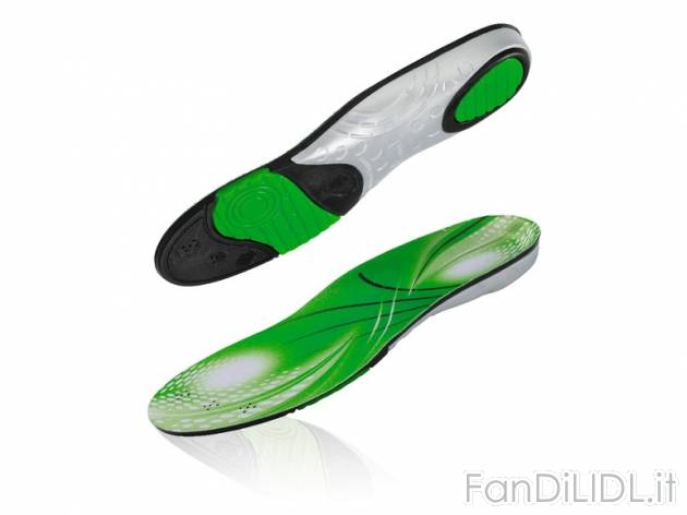 Solette anatomiche Crivit Sports, prezzo 4,99 &#8364; per Alla confezione 
- ...