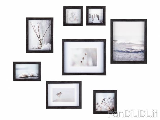 Cornice portafoto multipla o set cornice portafoto, 8 pezzi Melinera, prezzo 9.99 ...