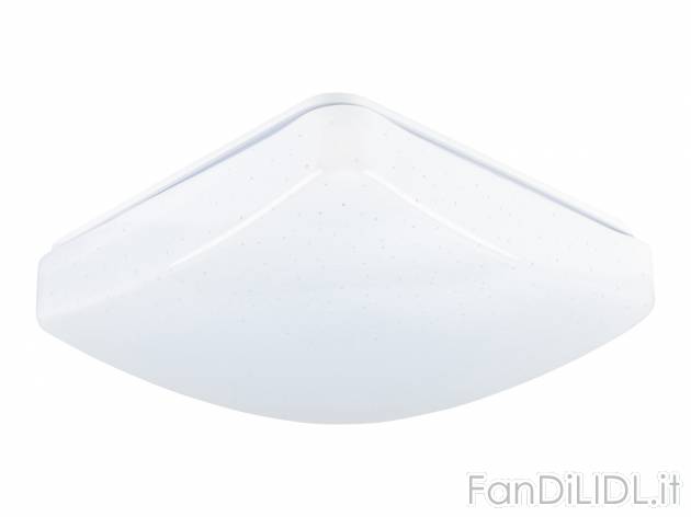 Lampada LED da soffitto o da parete Livarno Lux, prezzo 9.99 € 
- Per ambienti ...