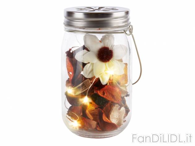 Vasetto con potpourri e micro LED , prezzo 4.99 &#8364; per Alla confezione ...