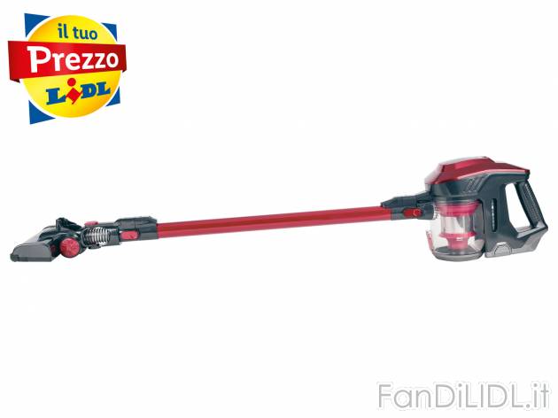 Aspirapolvere ricaricabile 2 in 1 Silvercrest, prezzo 69.00 € 
- Tecnologia Cyclone ...