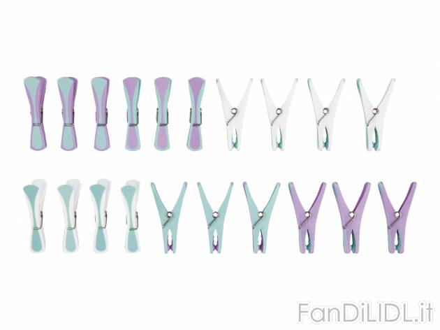 Set mollette AquaPur, prezzo 2.99 &#8364;  
20 pezzi
Caratteristiche