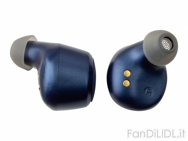 Cuffie auricolari bluetooth con custodia di ricarica Silvercrest, prezzo 24.99 € ...