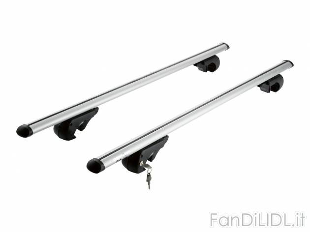 Barre portapacchi in alluminio Menabo, prezzo 39.99 &#8364; 
120 cm 
- Chiudibile ...