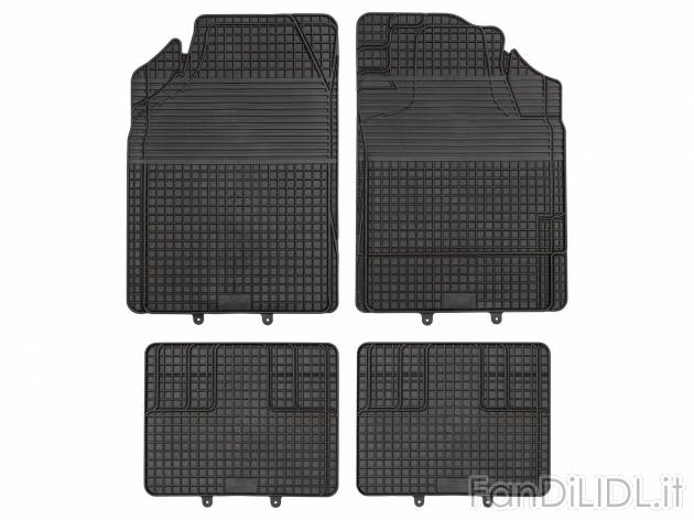 Set tappetini auto universali Ultimate Speed, prezzo 9.99 &#8364; 
4 pezzi 
- ...