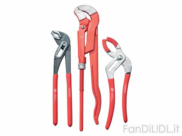 Set pinze per idraulica o pinza Poligrip Parkside, prezzo 9.99 &#8364; 
1 o ...