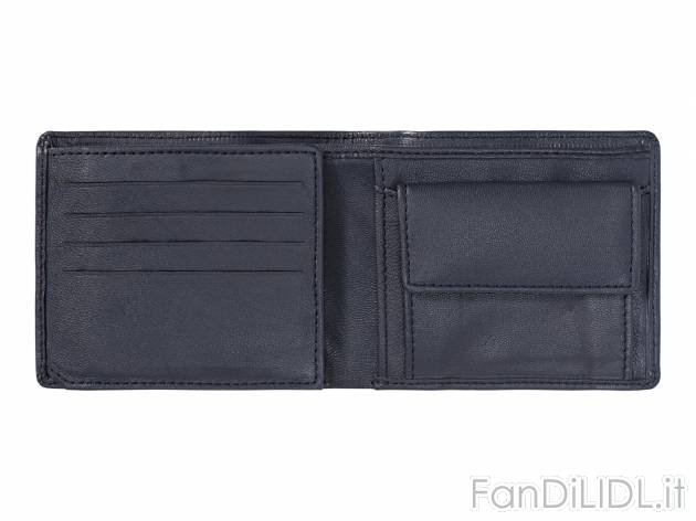 Portafoglio in pelle per uomo Livergy, prezzo 9.99 €  

Caratteristiche