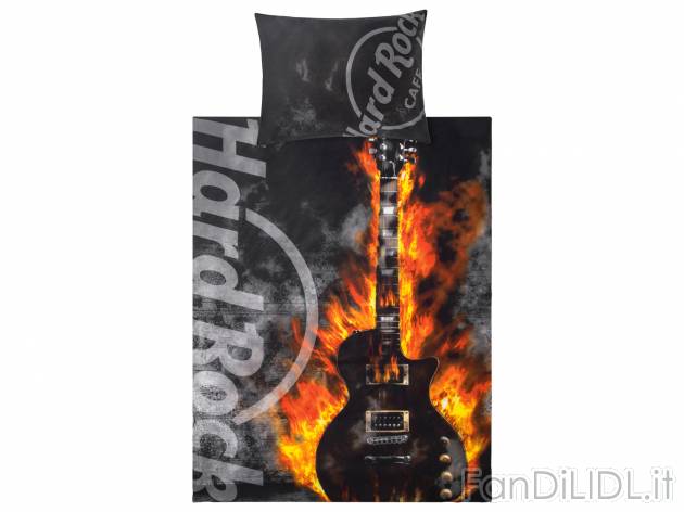 Parure copripiumino singolo Hard Rock Cafè Hard-rock-cafe, prezzo 29.99 € 
- ...