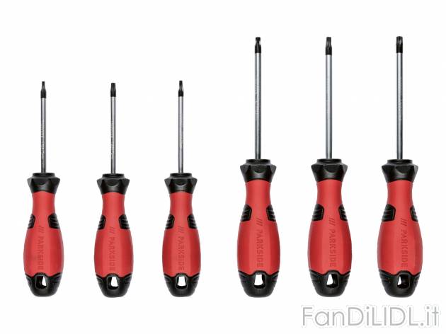 Set cacciaviti Parkside, prezzo 6.99 &#8364; 
6 pezzi 
- Con punte magnetiche ...