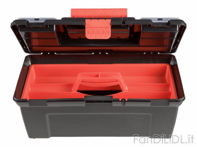 Valigetta per attrezzi Parkside, prezzo 4.99 &#8364; 
- 40 x 20 x 16,5 cm
Caratteristiche
 ...