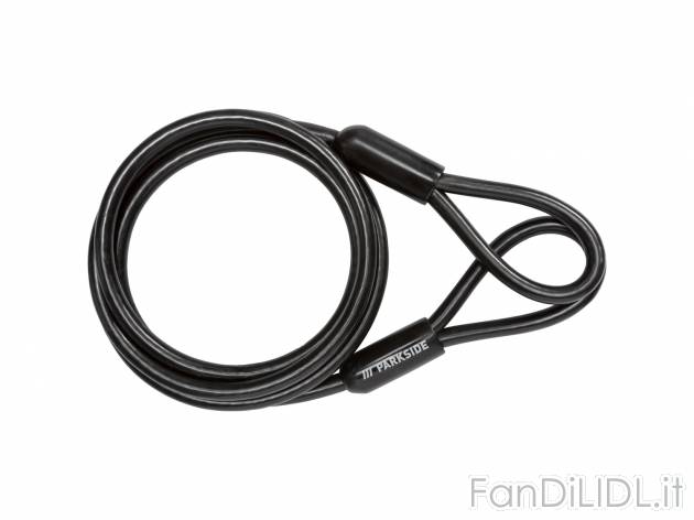Cavo in acciaio per lucchetto, lucchetto da esterni o set lucchetti Parkside, prezzo ...