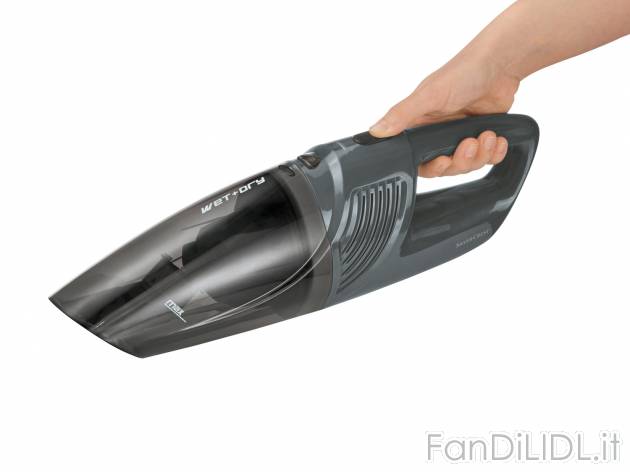 Mini aspirapolvere-liquidi ricaricabile Silvercrest, prezzo 19.99 € 
- Batteria ...