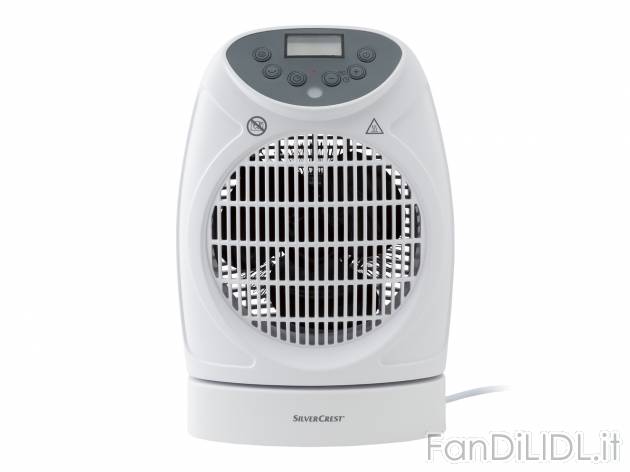 Termoventilatore Silvercrest, prezzo 24.99 € 
- Con telecomando (batteria inclusa) ...