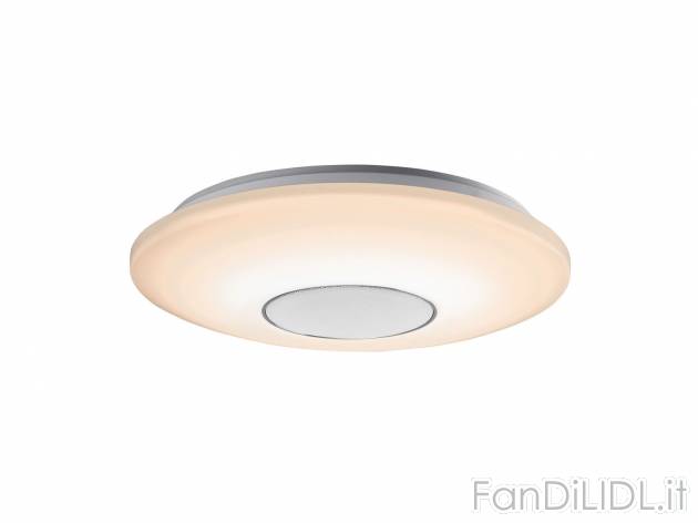 Lampada LED con altoparlante Bluetooth Livarno Lux, prezzo 39.99 € 
- Telecomando ...