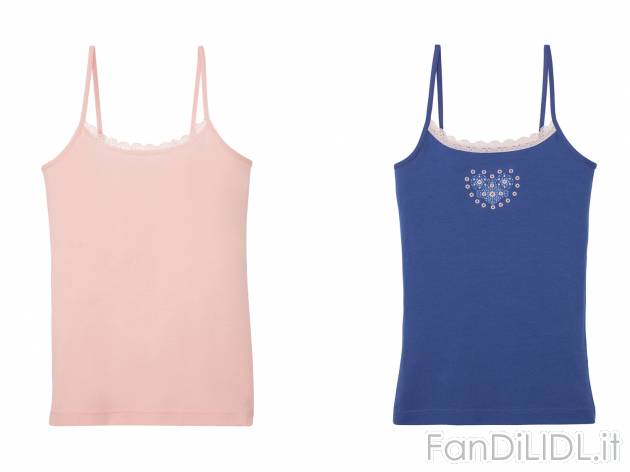 Top o canotta da bambina Pepperts, prezzo 4.99 &#8364; 
2 pezzi - Misure: 6-16 ...