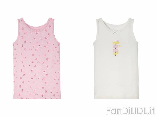 Canotta da bambina Lupilu, prezzo 4.99 &#8364; 
2 pezzi - Misure: 1-6 anni 
- ...
