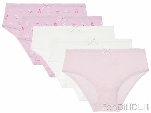 Slip da bambina Lupilu, prezzo 4.99 &#8364; 
5 pezzi - Misure: 1-6 anni 
- Puro ...