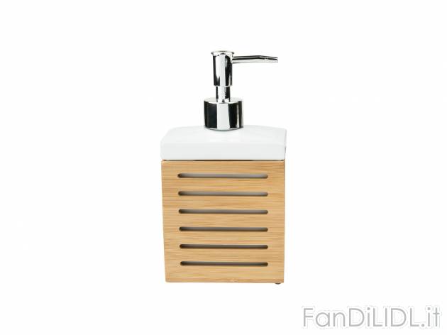 Accessori bagno Miomare, prezzo 4.99 € 
- In ceramica e bambù
- Piedini antiscivolo ...