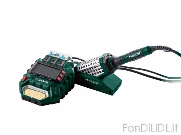 Stazione digitale di saldatura Parkside, prezzo 19.99 € 
- 3 pulsanti per selezione ...