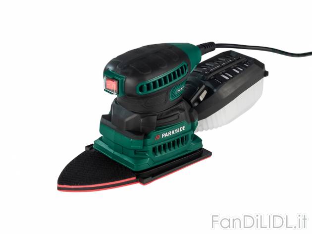 Smerigliatrice orbitale a delta Parkside, prezzo 19.99 € 
- Piastra abrasiva ...