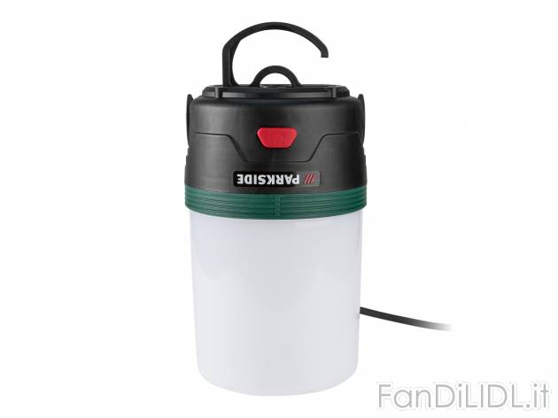 Lampada LED da lavoro 360 � Parkside, prezzo 39.99 € 
- Con due prese integrate ...
