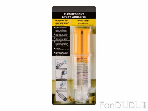 Colla bicomponente , prezzo 2.99 €