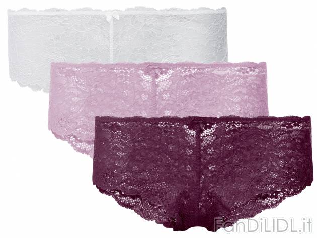Culotte da donna con pizzo Esmara Lingerie, prezzo 5.99 &#8364; 
3 pezzi - Misure: ...