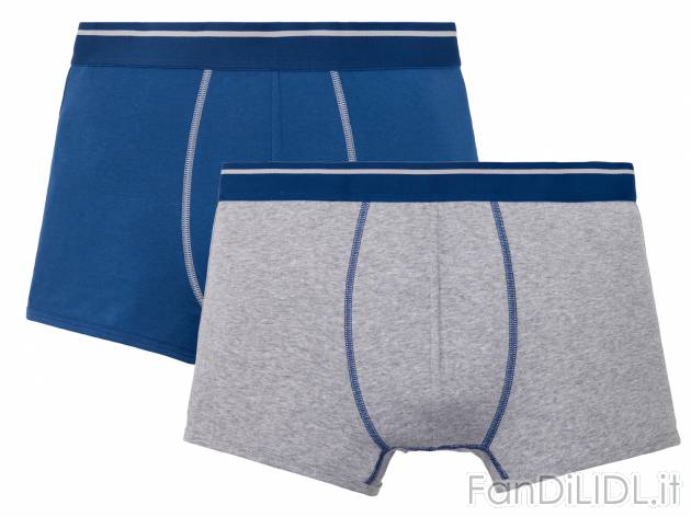 Boxer da uomo Livergy, prezzo 3.99 &#8364; 
2 pezzi - Misure: M-XL 
Il cotone ...
