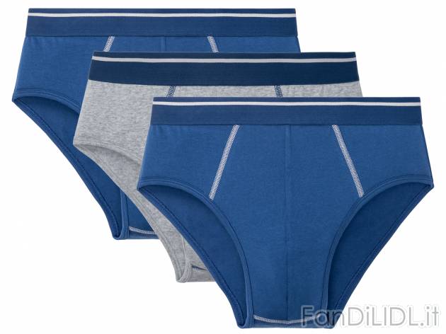 Slip da uomo Livergy, prezzo 5.99 &#8364; 
3 pezzi - Misure: M-XL 
Il cotone ...