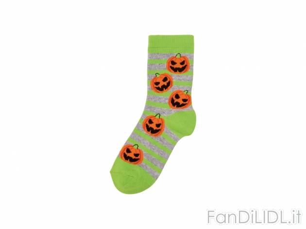 Calze di Halloween per bambini Oeko-tex, prezzo 1.99 &#8364; 
Misure: 31-42
Taglie ...