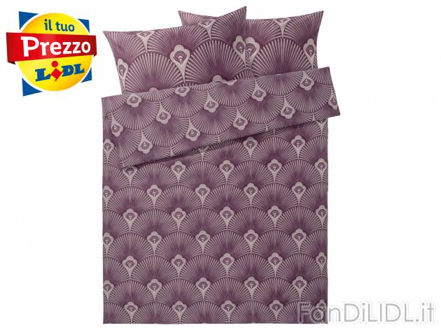 Parure copripiumino matrimoniale Meradiso, prezzo 11.99 &#8364; 
- Con abbottonatura ...