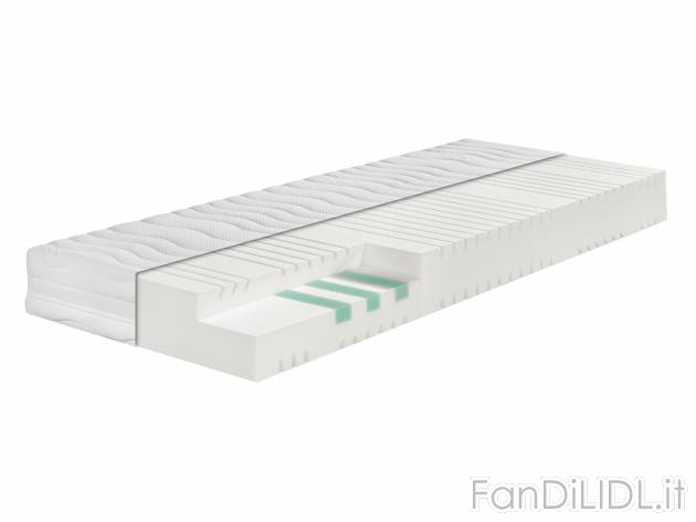 Materasso singolo a 7 zone Meradiso, prezzo 99.00 &#8364; 
- Con 7 diverse zone ...