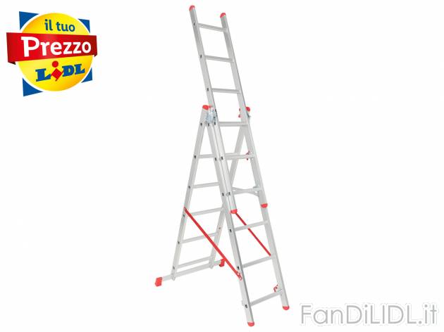 Scala pieghevole multifunzione Parkside, prezzo 69.00 &#8364; 
- In alluminio
- ...