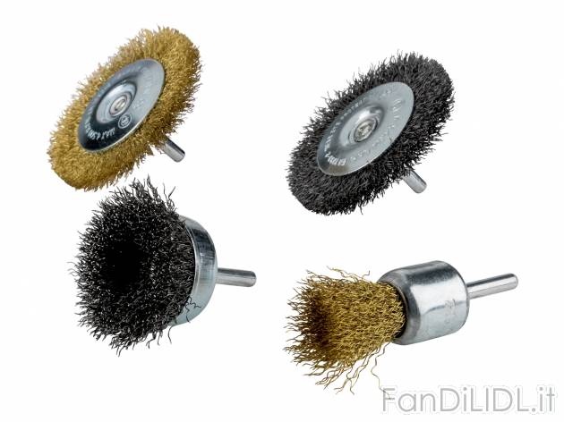 Set spazzole metalliche o set per lucidatura Parkside, prezzo 4.99 &#8364; 

Caratteristiche
 ...