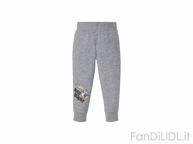 Pantaloni sportivi da bambino Bugs Bunny, Batman, Minions Oeko-tex, prezzo 4.99 ...