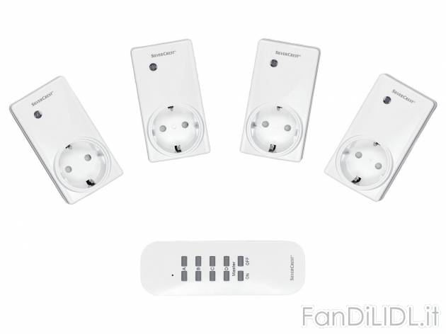 Set prese telecomandate Silvercrest, prezzo 14.99 &#8364; 
3 o 5 pezzi 
- Con ...