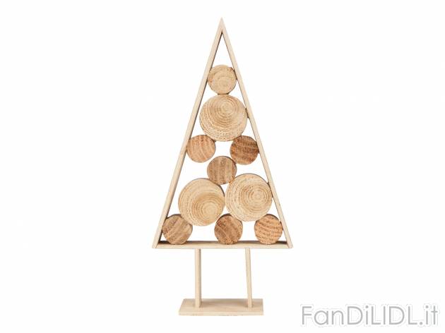 Decorazione natalizia in legno Melinera, prezzo 2.49 &#8364; 
- 15 x 5 x 31 ...